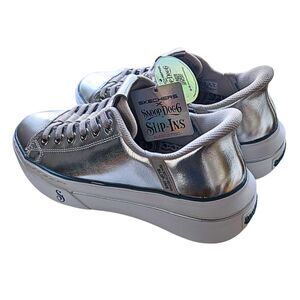 Snoop Dogg Silver Sneakers JC Logo – Limited Edition Hip-Hop Streetwear Size 8